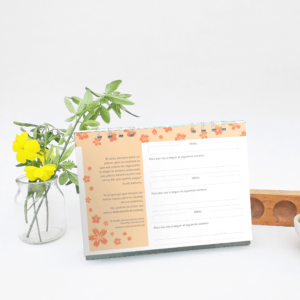 Calendario-Planificador-Escritorio - Flor de Cerezo 04