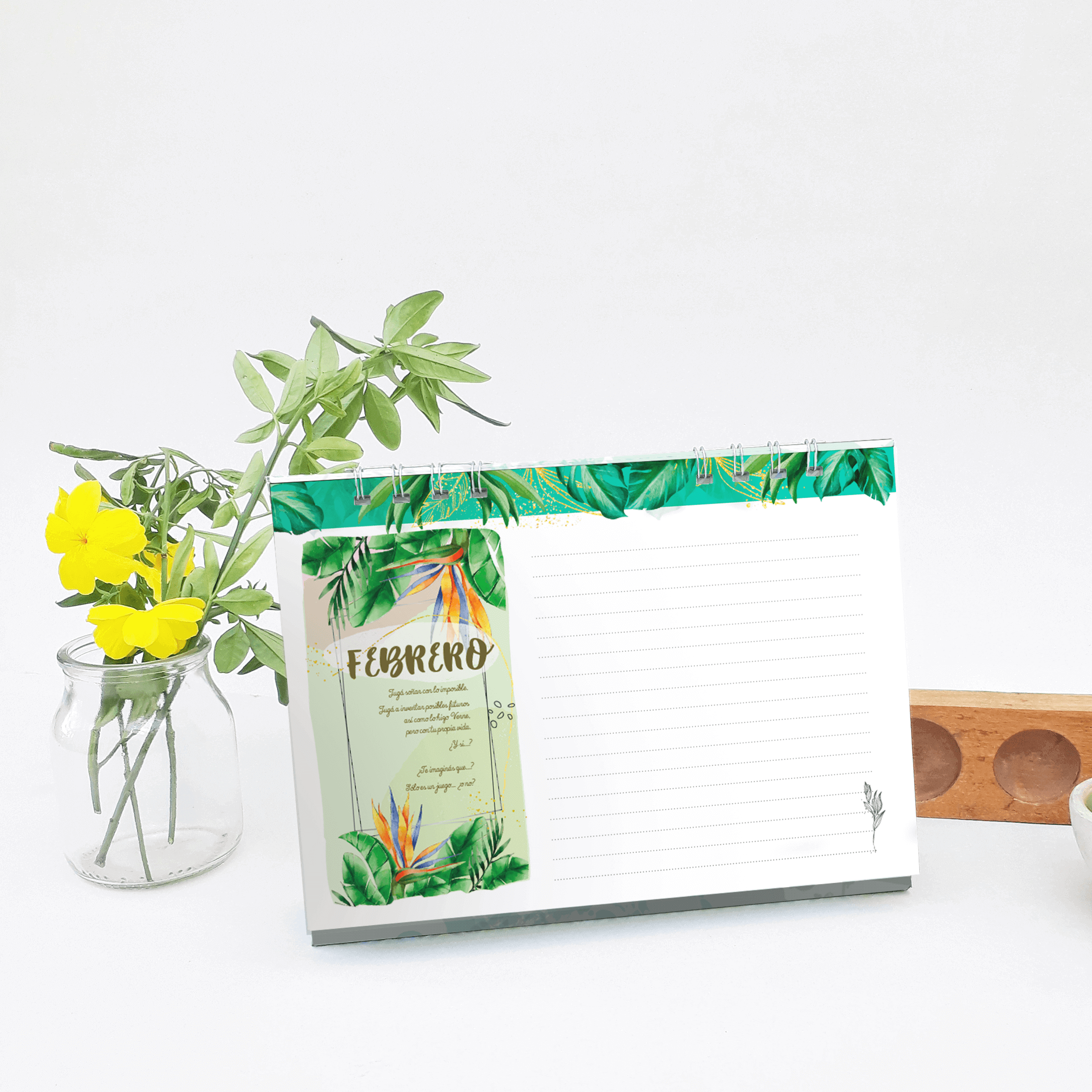 Calendario-Planificador-Escritorio - Selva 01