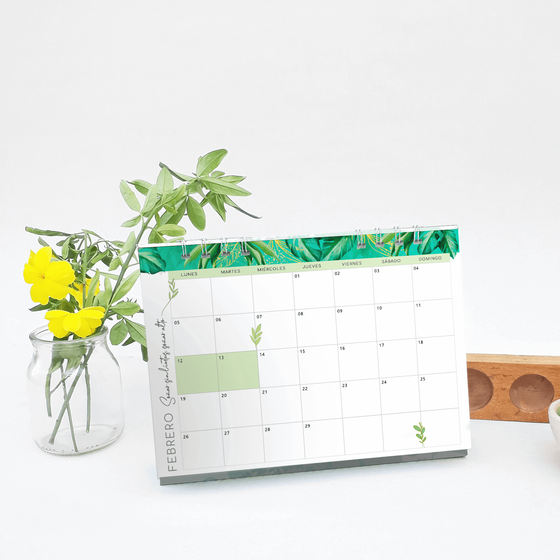 Calendario-Planificador-Escritorio - Selva 02